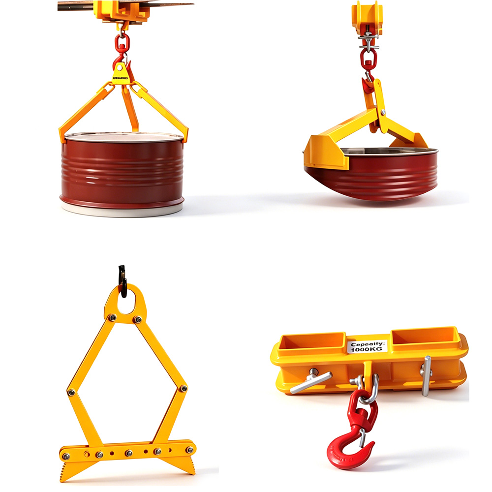 365KG 1000KG Forklift Grippers | Oil Drum Lifting Attachment