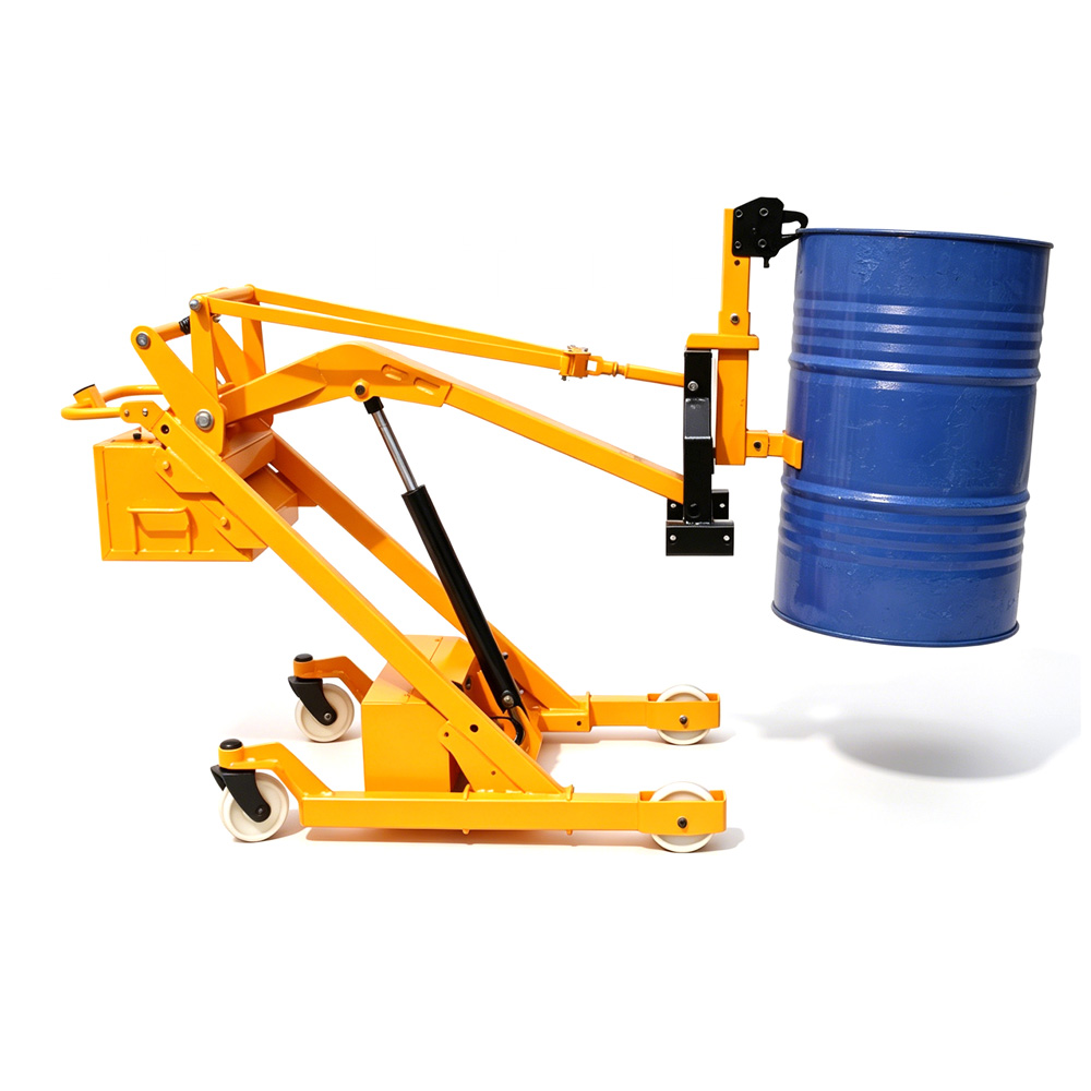 300KG Curving Arm Oil Drum Lifter | Electric Drum Handler