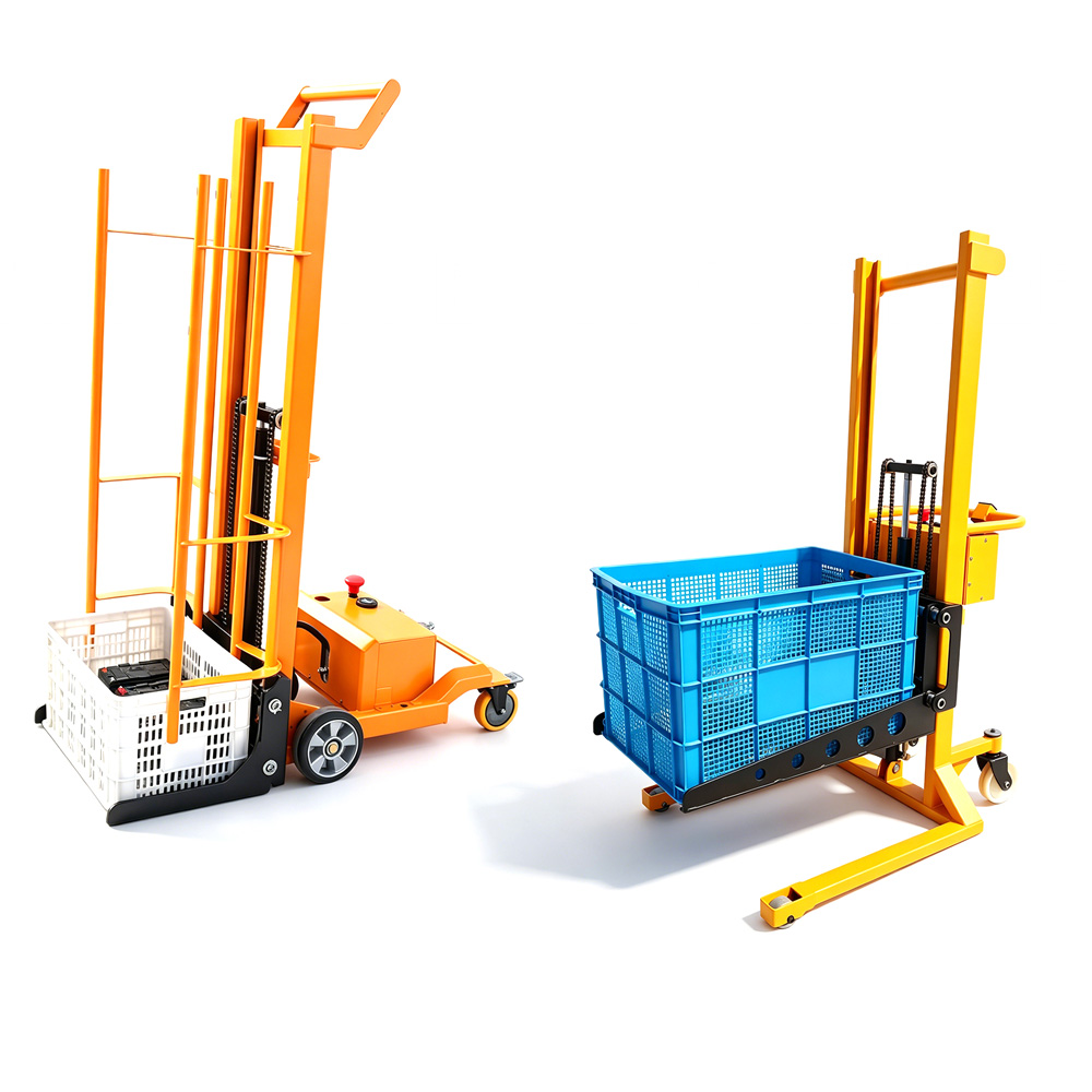 Electric Turnover Box Carrier | 150KG 200KG Box Lifting Truck