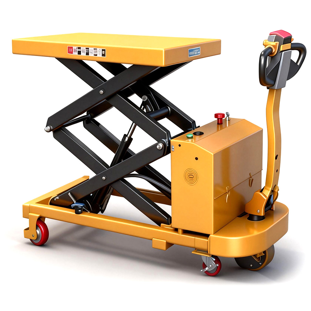 500kg 0.5ton 1.5m Fully Electric Platform Truck | Lithium Battery Lift Table Cart