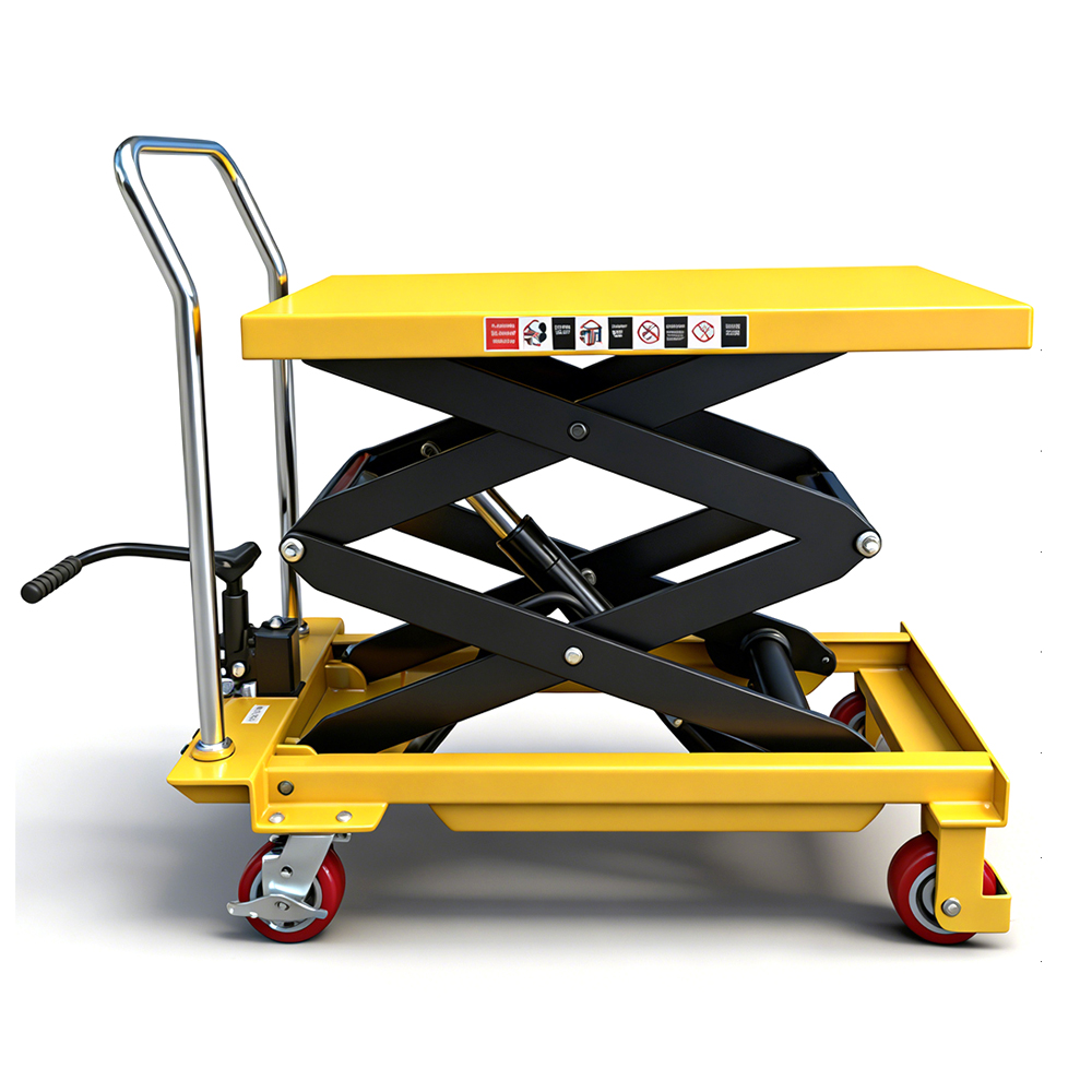 500kg 0.5Ton 1.5m Split Pump Manual Hydraulic Platform Truck
