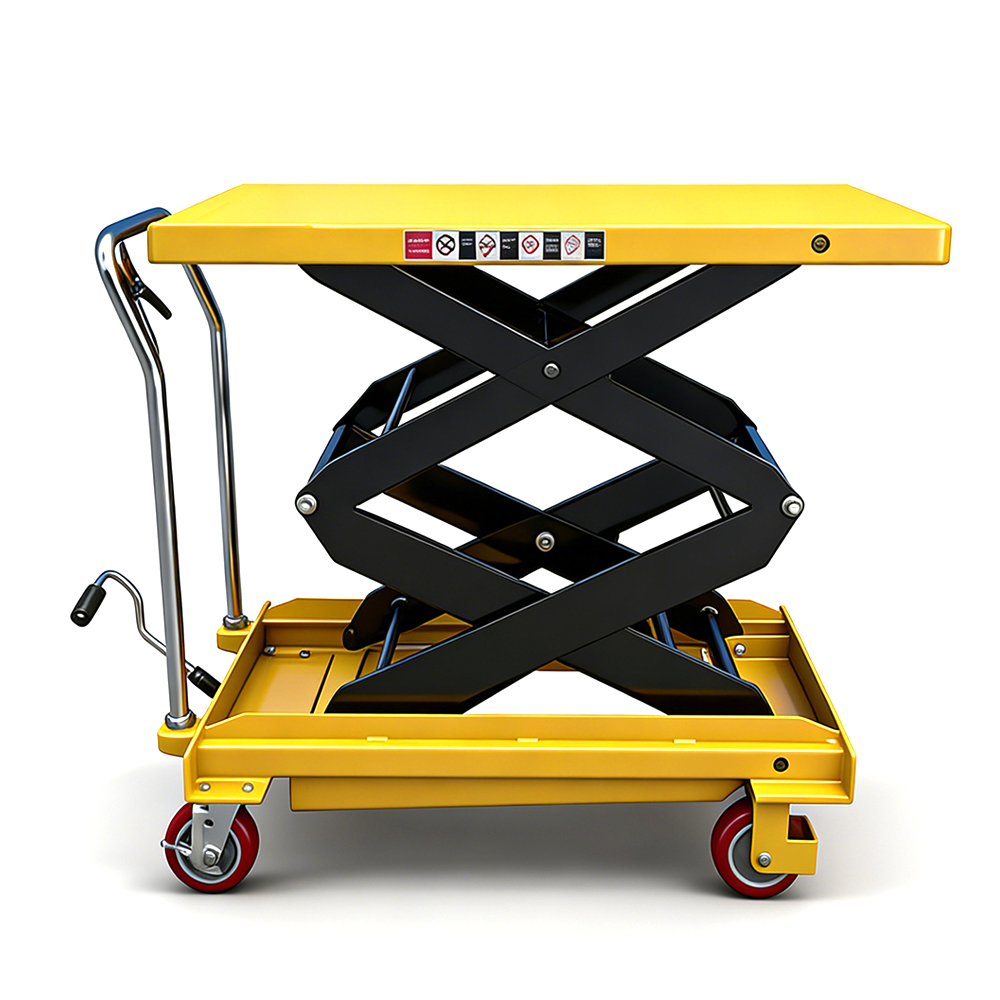 800kg 0.8ton 1.5m Integrated Pump Manual Hydraulic Platform Truck | Heavy Duty Lift Table