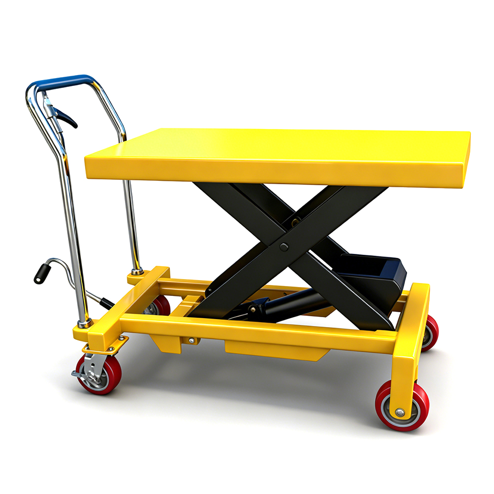 1000kg 1ton 1m Integrated Pump Manual Hydraulic Platform Truck | Heavy Duty Lift Table