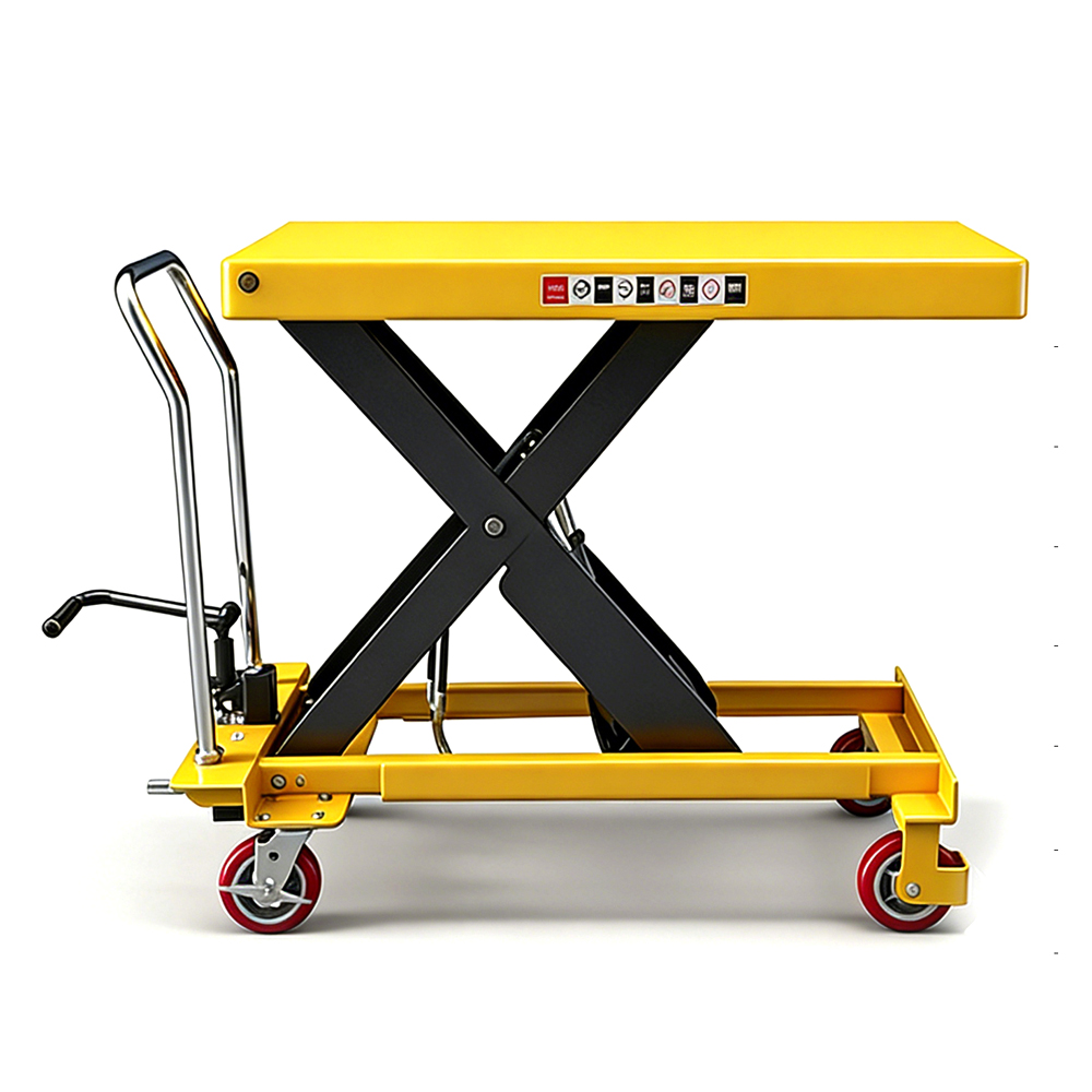 1000kg 1ton 1m Press Type Manual Hydraulic Platform Truck | Heavy Duty Lift Table