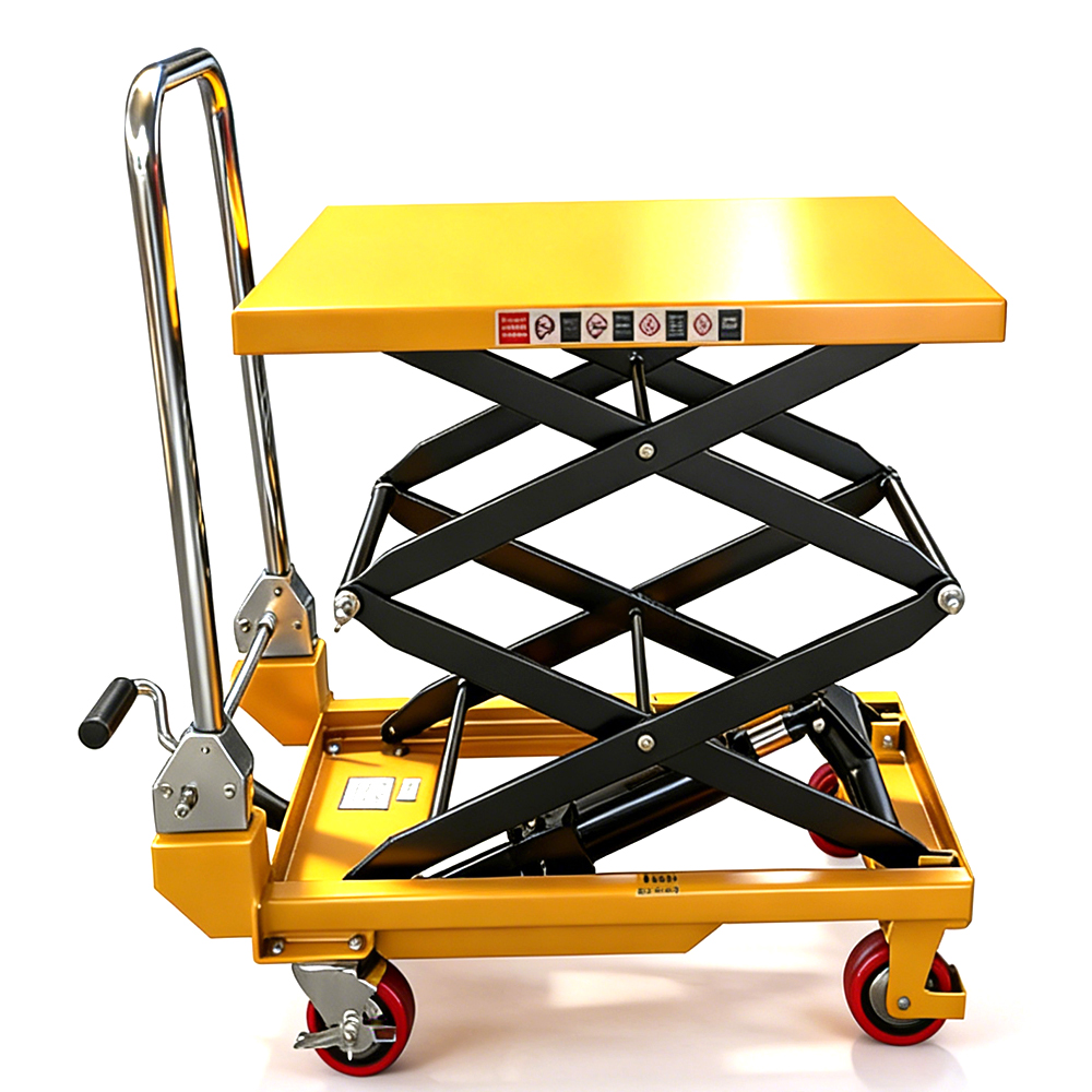 150kg 0.15Ton 1.26m Folding Model Manual Hydraulic Platform Truck