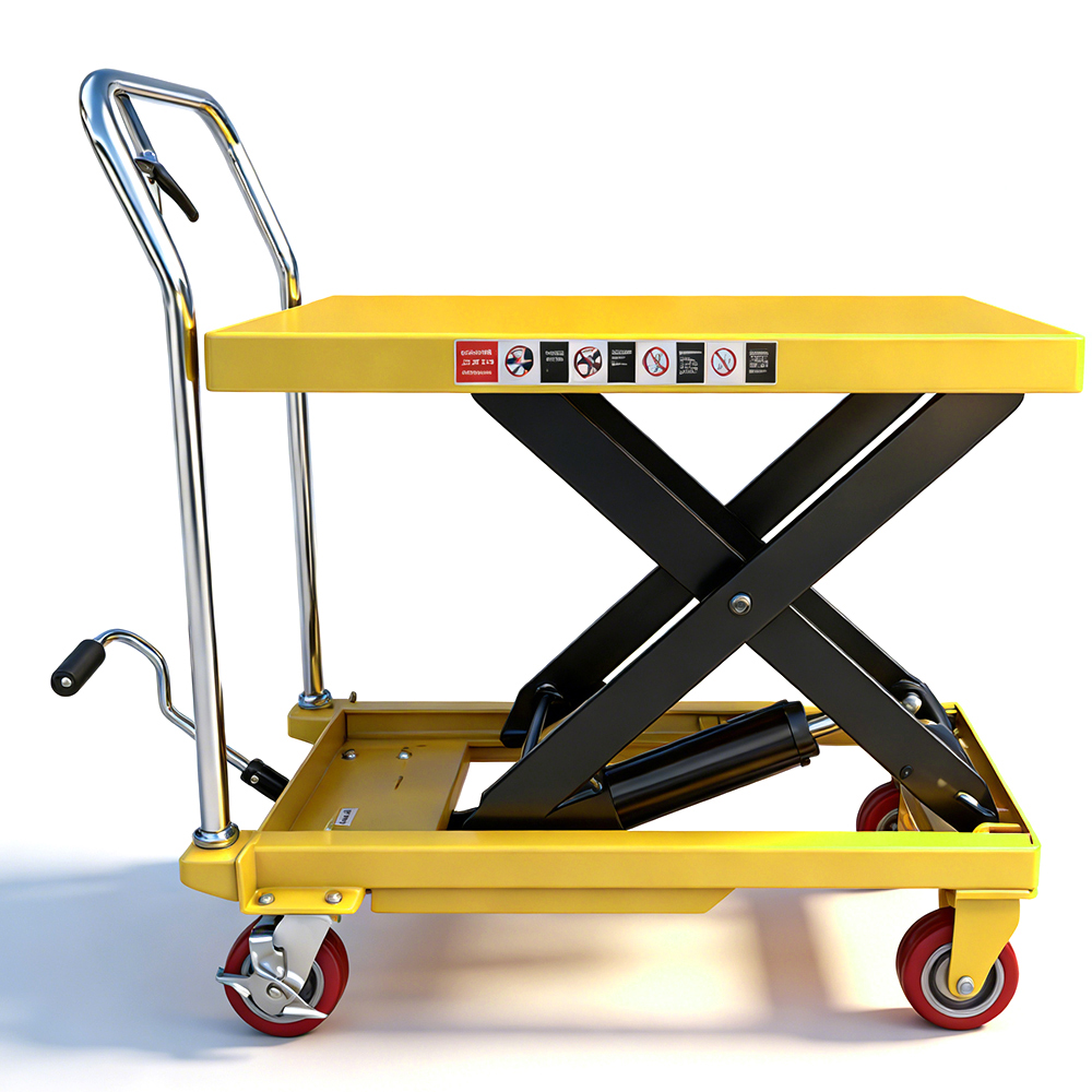 500kg 0.5Ton 0.9m Manual Hydraulic Platform Truck | Heavy Duty Lift Table Cart Manufacturer