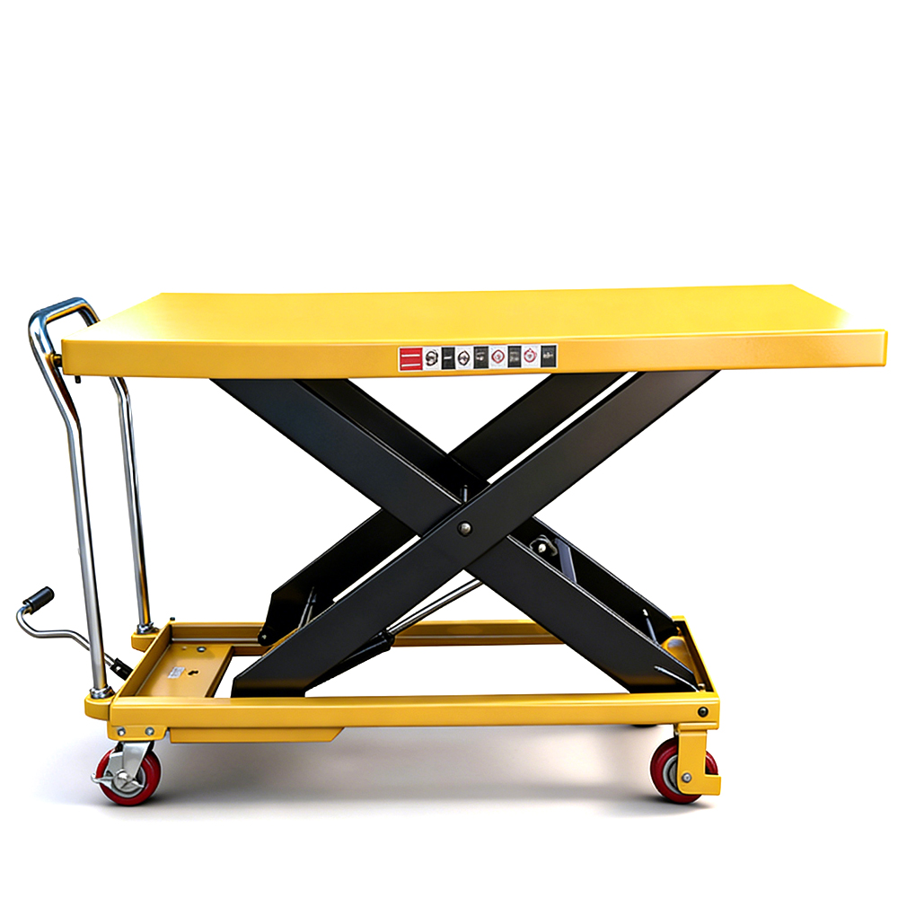 500kg 0.5Ton 0.9m Large Tabletop Manual Hydraulic Platform Truck 