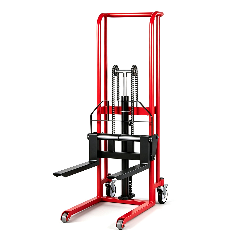 Mini Hydraulic Forklift 400kg with 1200mm Lifting Height