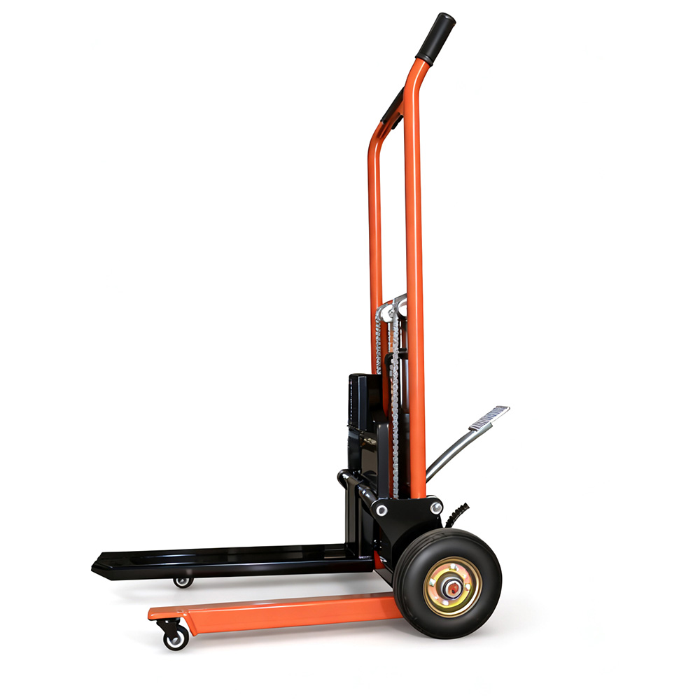Mini Hydraulic Forklift Fixed Wheel Fork Model (200kg / 900mm Lift Stacker)