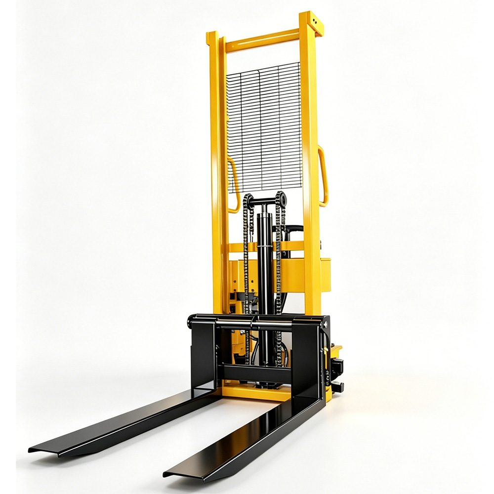 2000kg 2ton  European C-Shaped Steel Electric Hydraulic Stacker