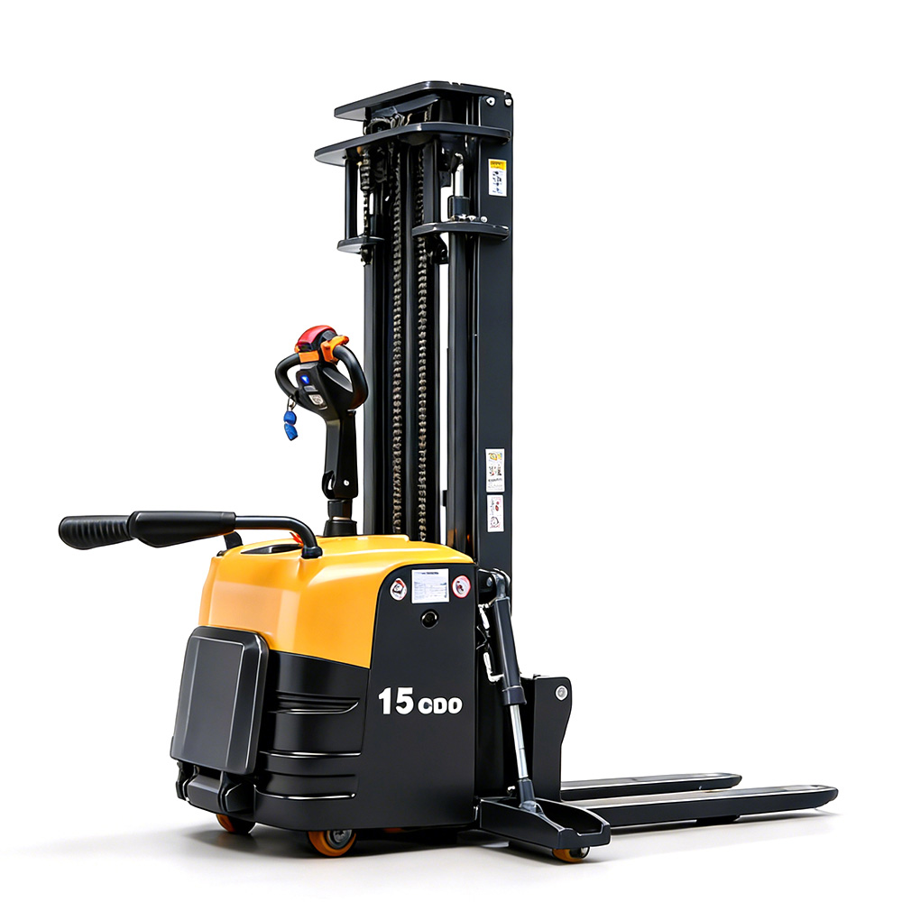 1500kg  1.5Ton Electric Stand-on Pallet Stacker
